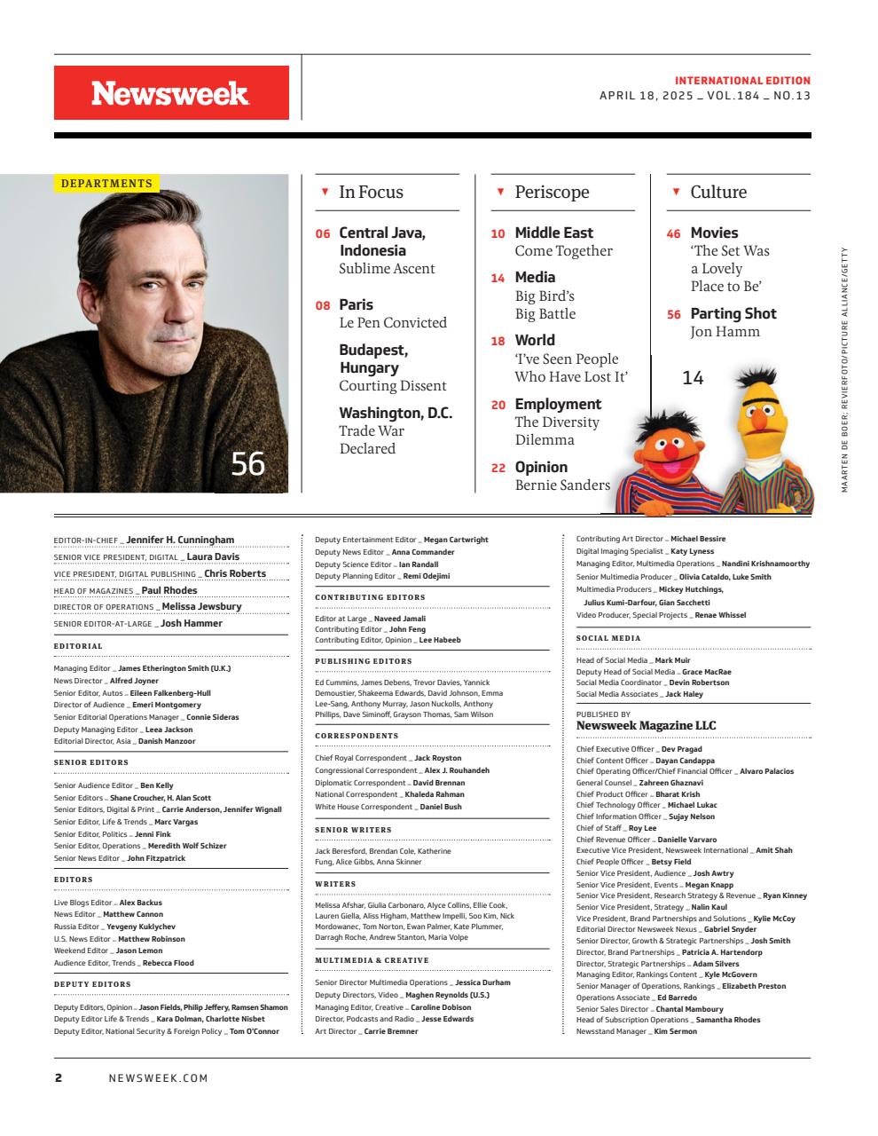 Newsweek International Preview Pages
