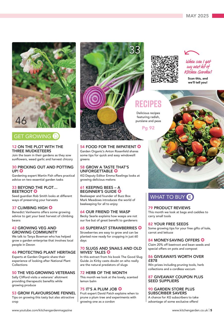 Kitchen Garden Magazine Preview Pages