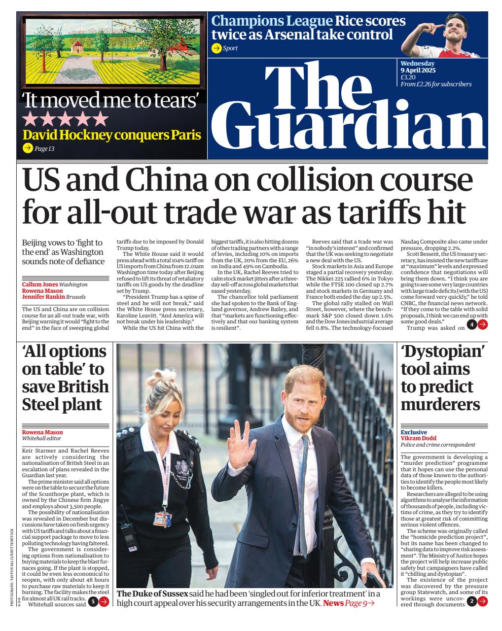 The Guardian Newspaper Preview Pages