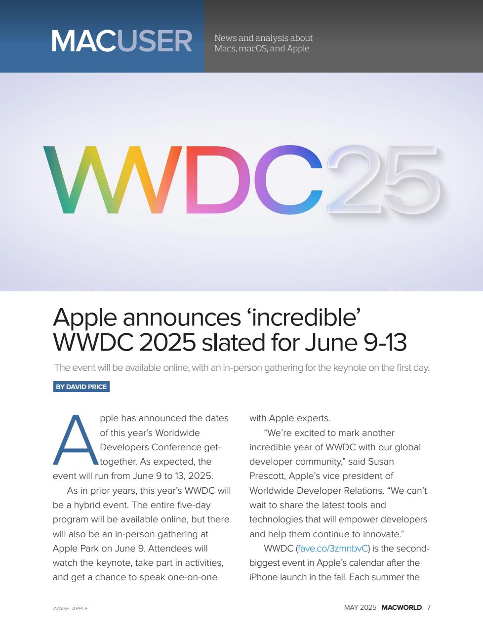 Macworld Preview Pages