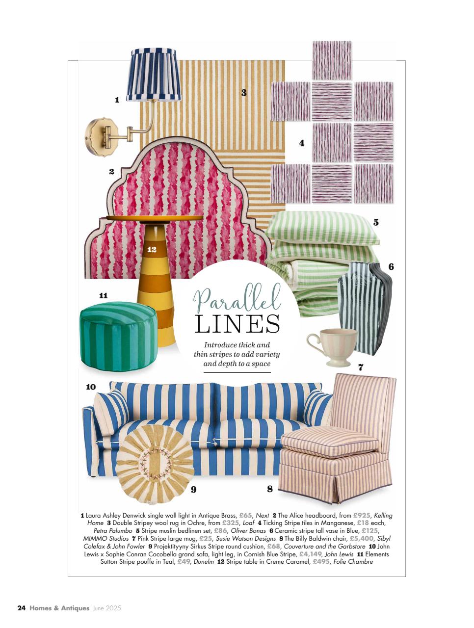 Homes & Antiques Magazine Preview Pages