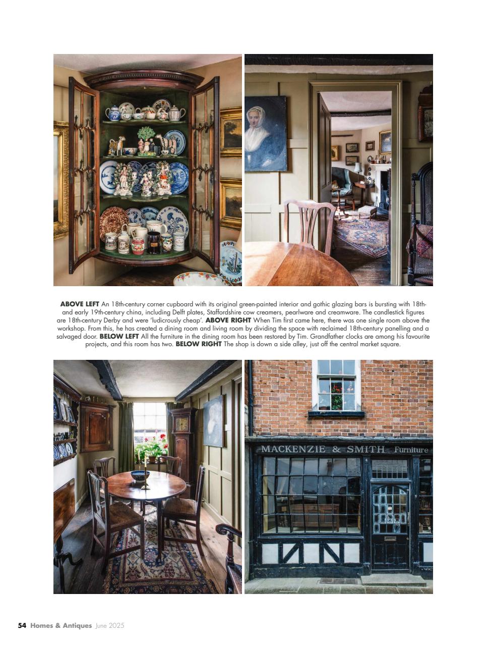Homes & Antiques Magazine Preview Pages