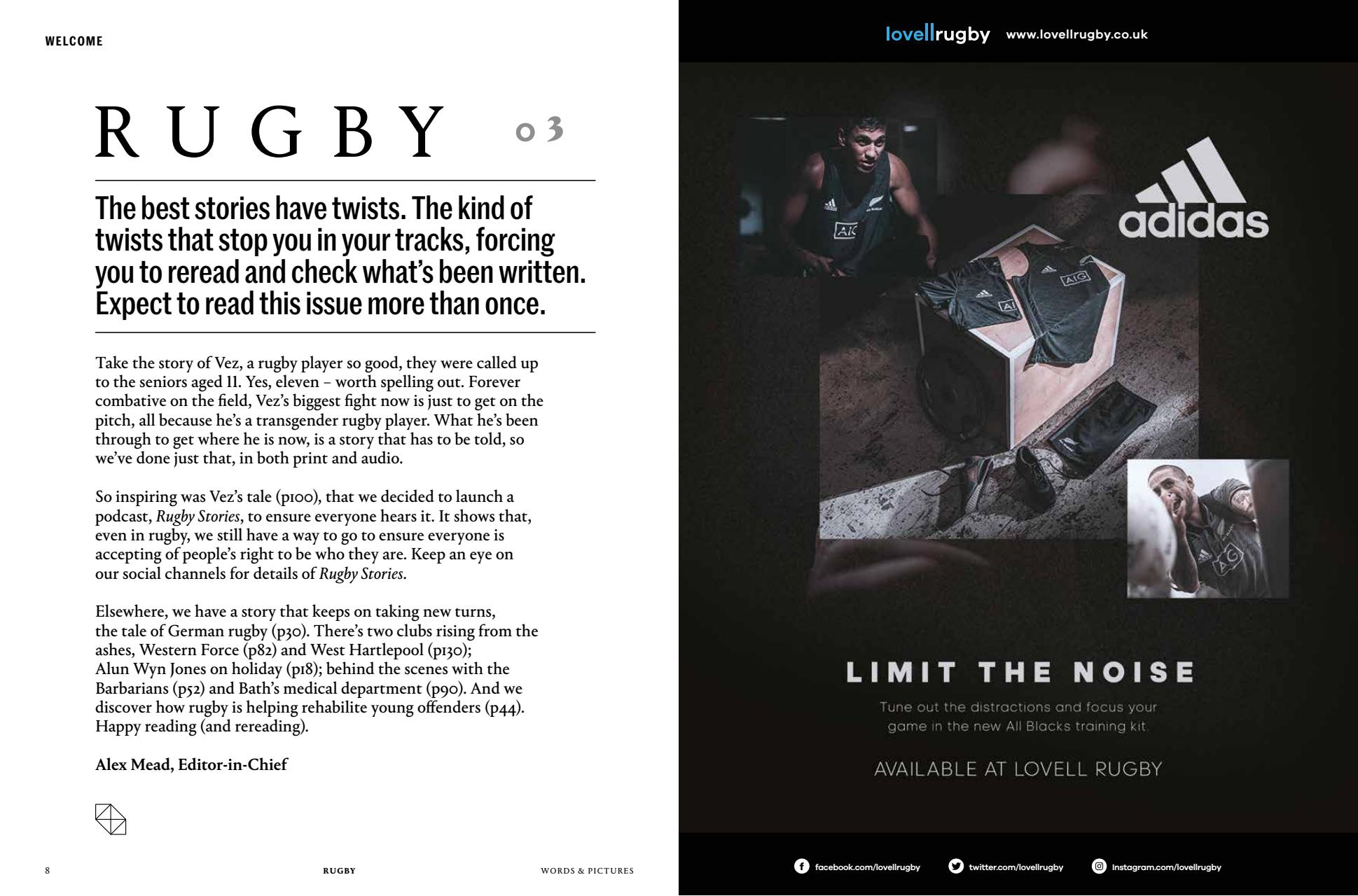 Rugby Journal Preview Pages