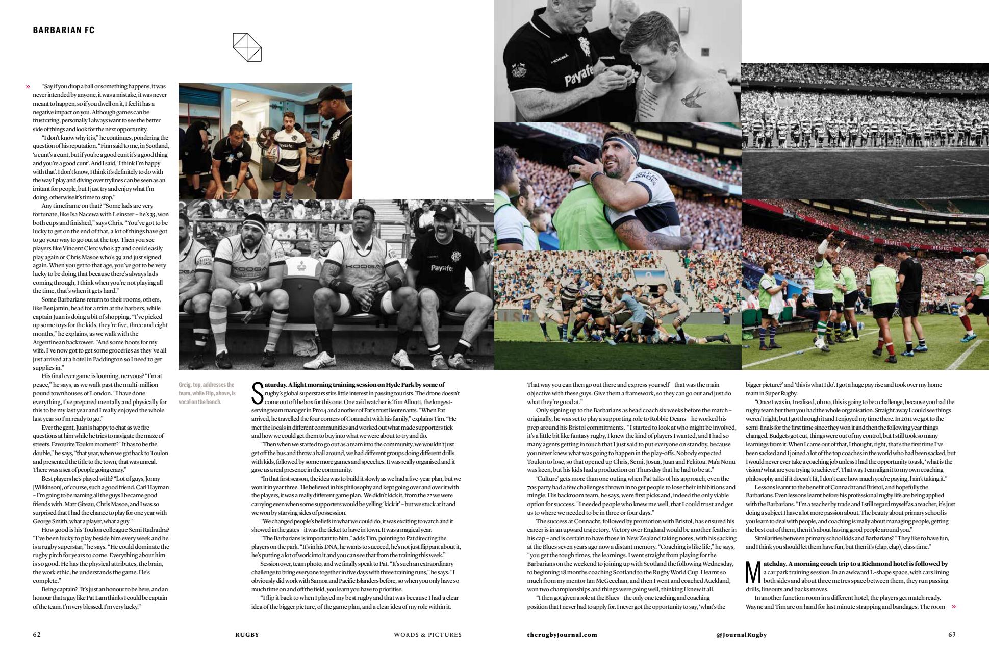 Rugby Journal Preview Pages