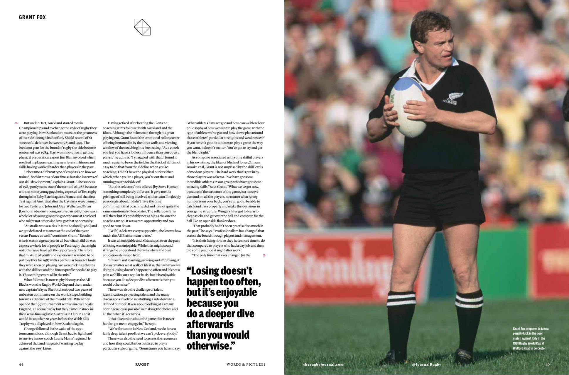 Rugby Journal Preview Pages