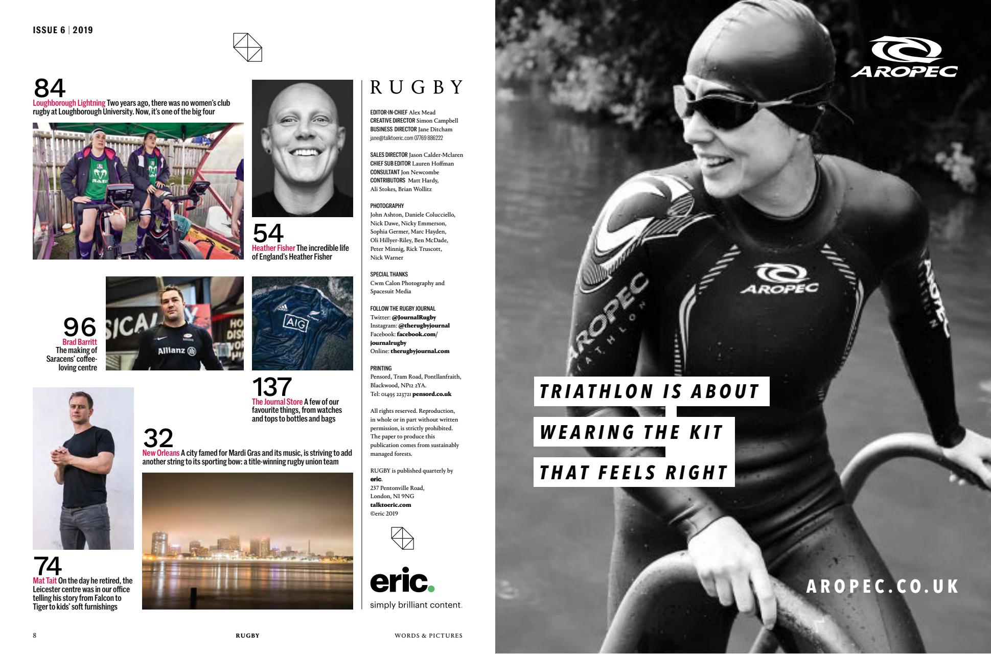 Rugby Journal Preview Pages