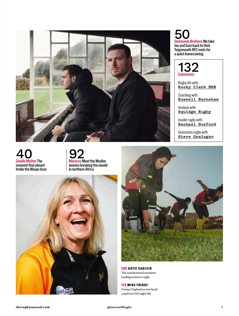 Rugby Journal Preview Pages