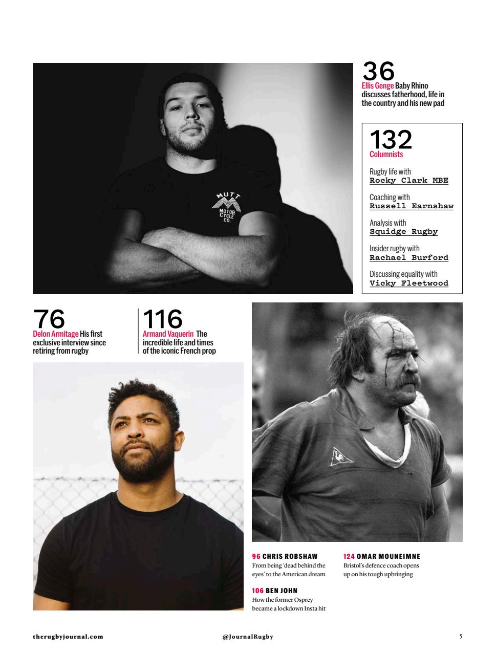Rugby Journal Preview Pages