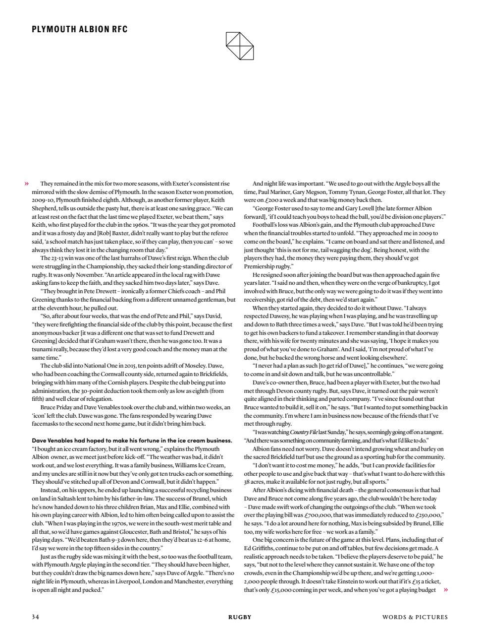 Rugby Journal Preview Pages