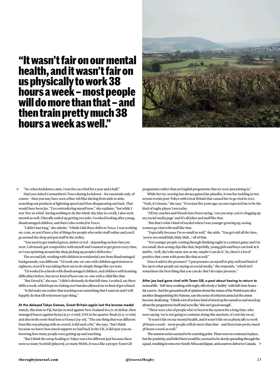 Rugby Journal Preview Pages