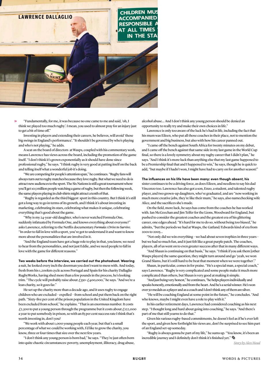 Rugby Journal Preview Pages