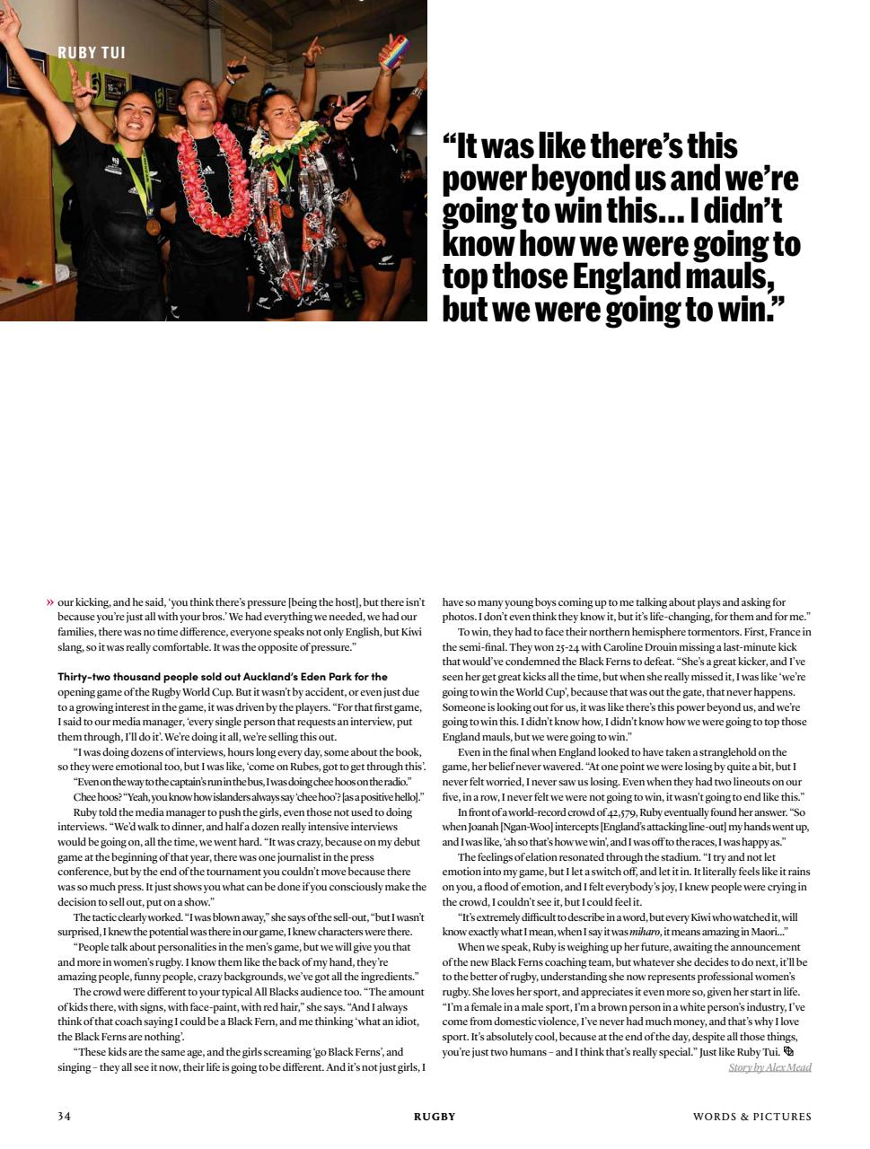 Rugby Journal Preview Pages