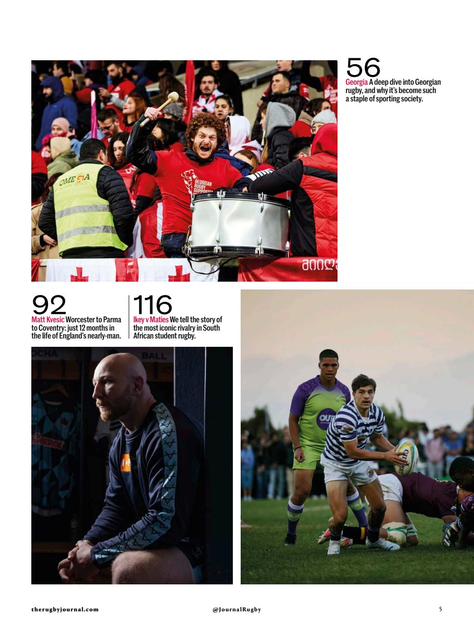 Rugby Journal Preview Pages