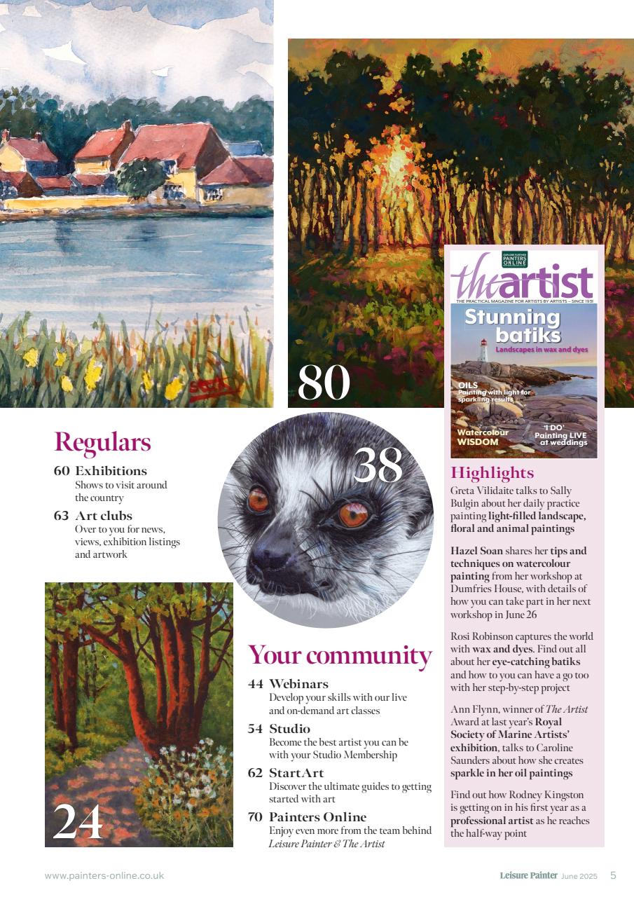 Leisure Painter & The Artist Preview Pages