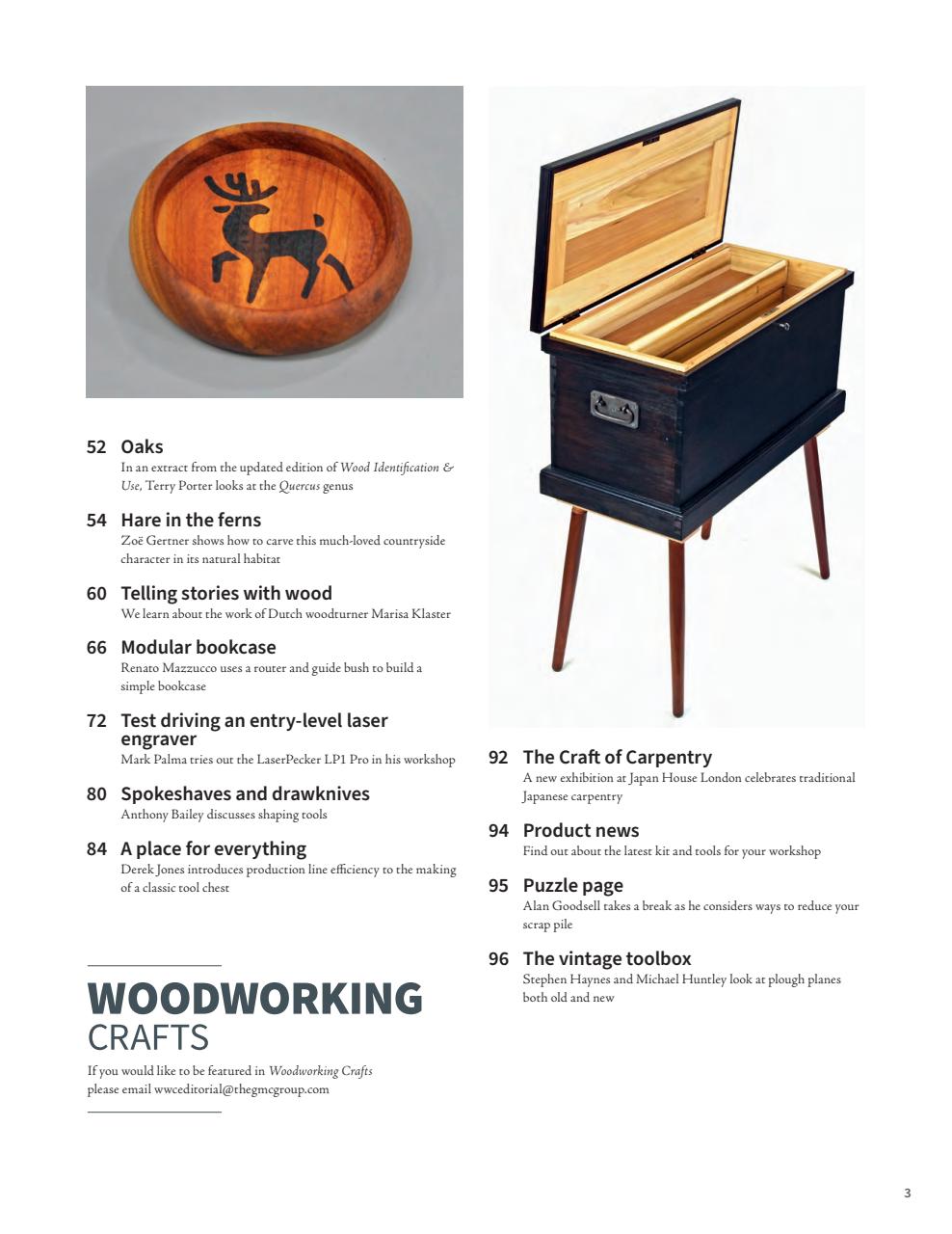 Woodworking Crafts Magazine Preview Pages