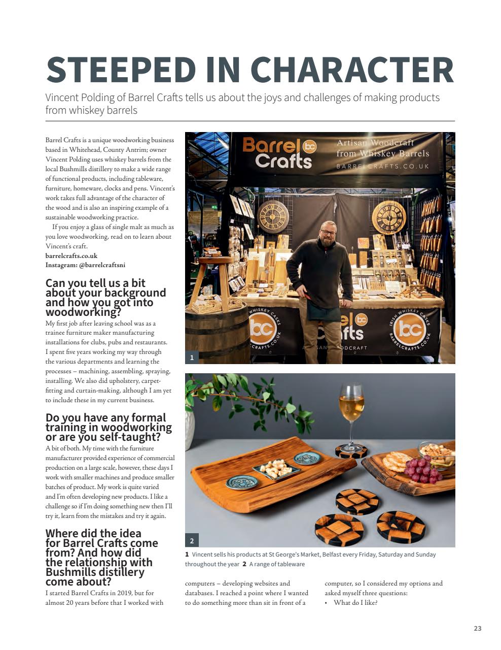 Woodworking Crafts Magazine Preview Pages