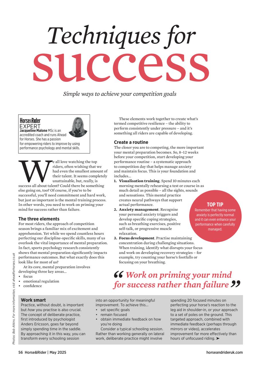 Horse&Rider Magazine - UK equestrian magazine for Horse and Rider Preview Pages