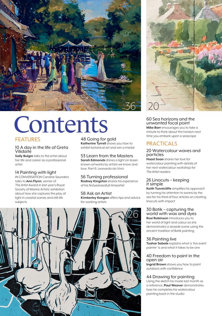 The Artist Preview Pages