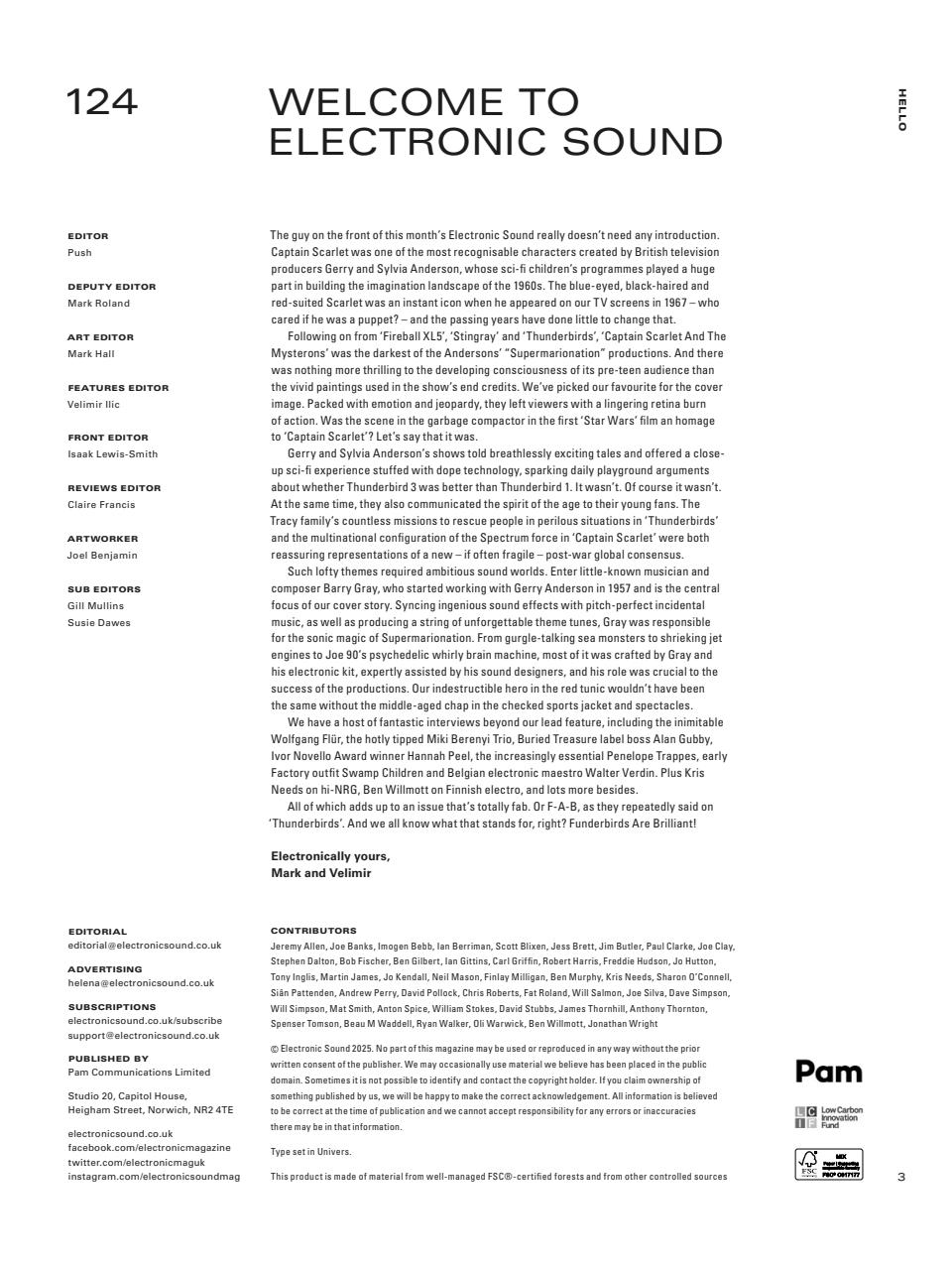 Electronic Sound Preview Pages