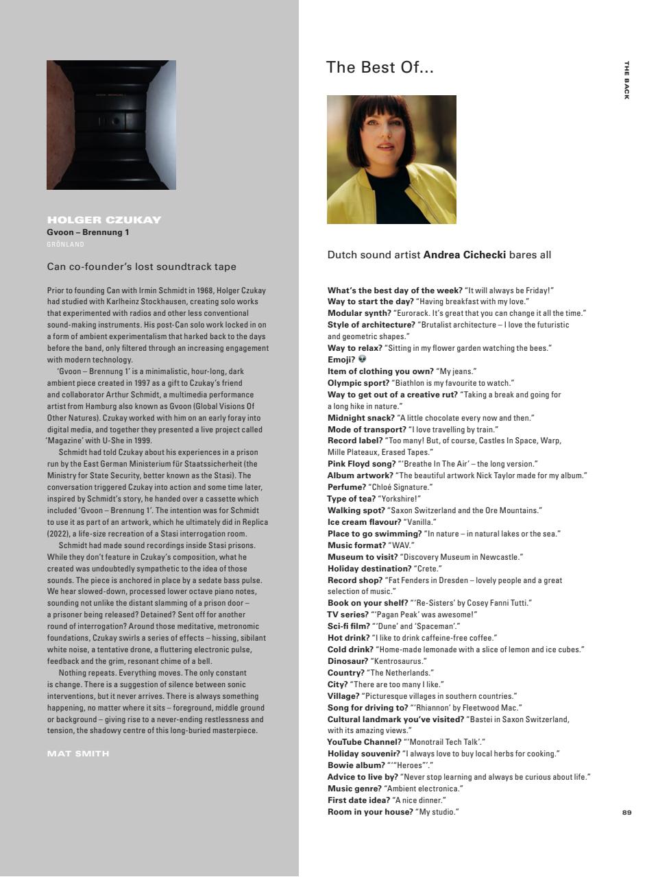 Electronic Sound Preview Pages