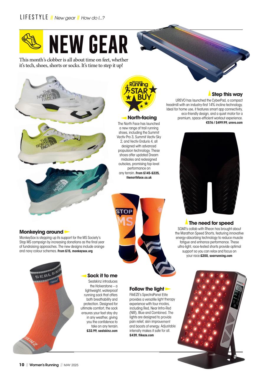 Women’s Running Preview Pages