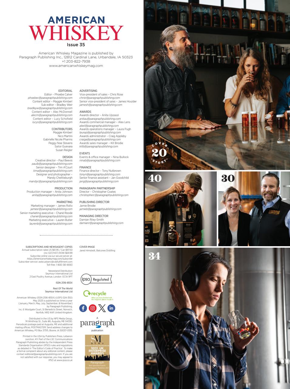 American Whiskey Magazine Preview Pages