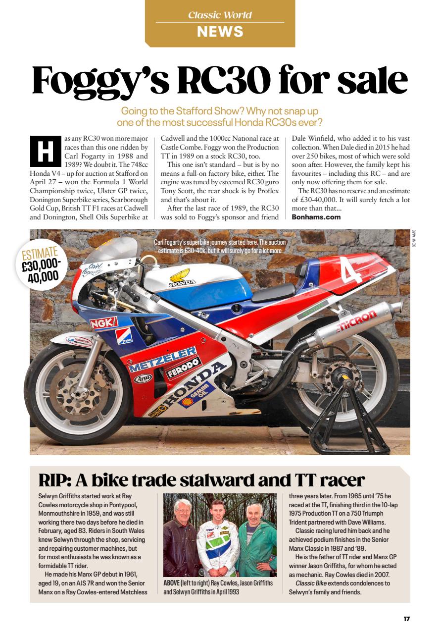 Classic Bike Preview Pages