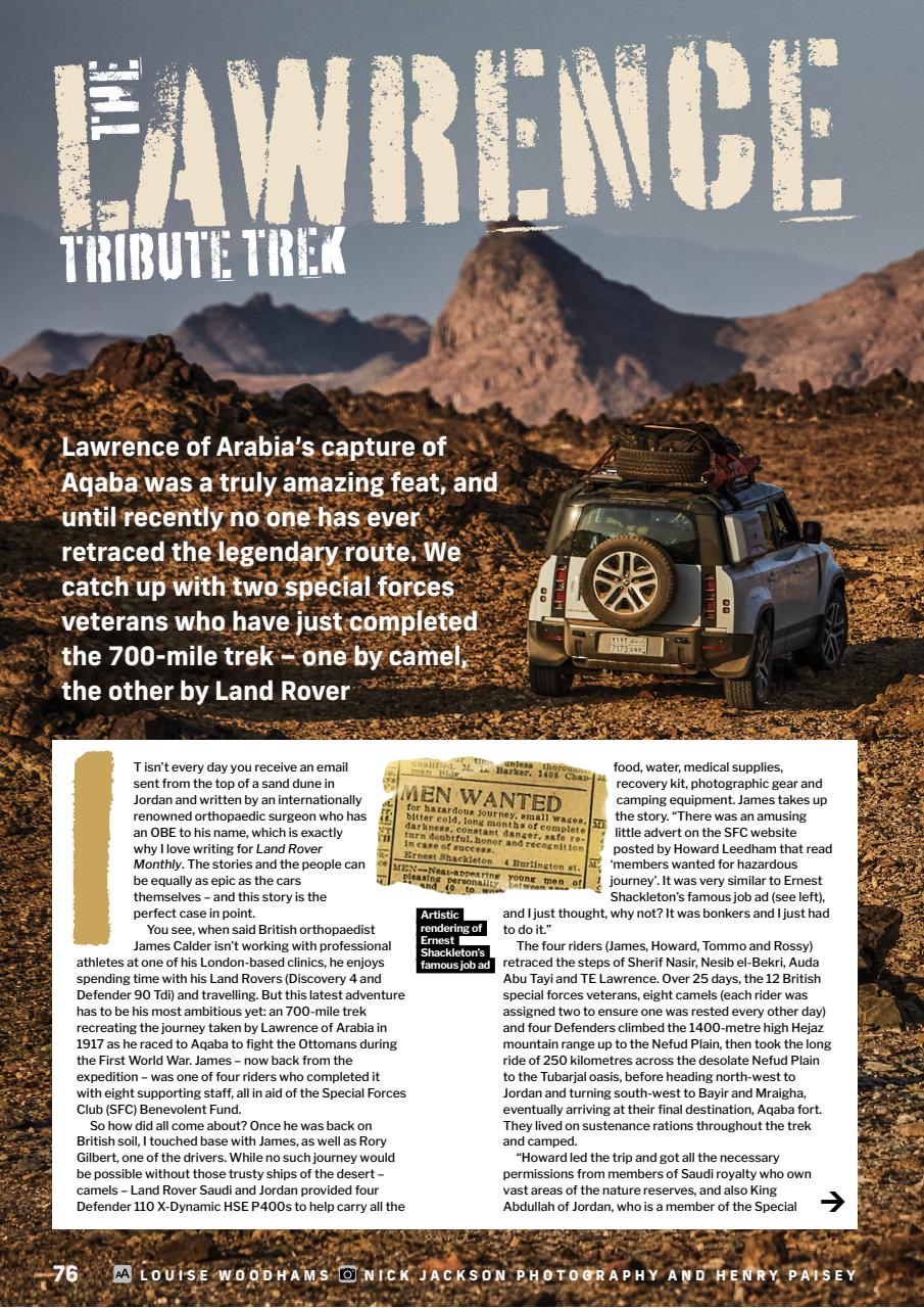 Land Rover Monthly Preview Pages