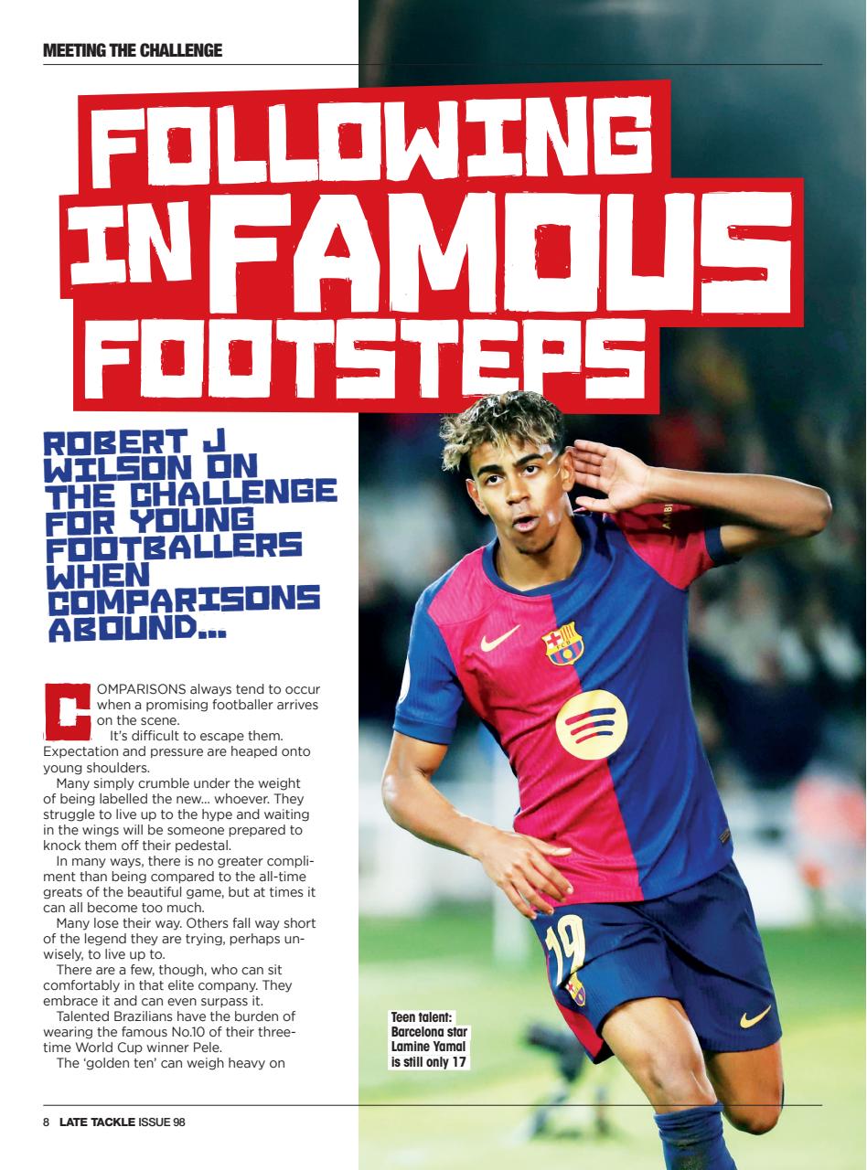 Late Tackle Football Magazine Preview Pages