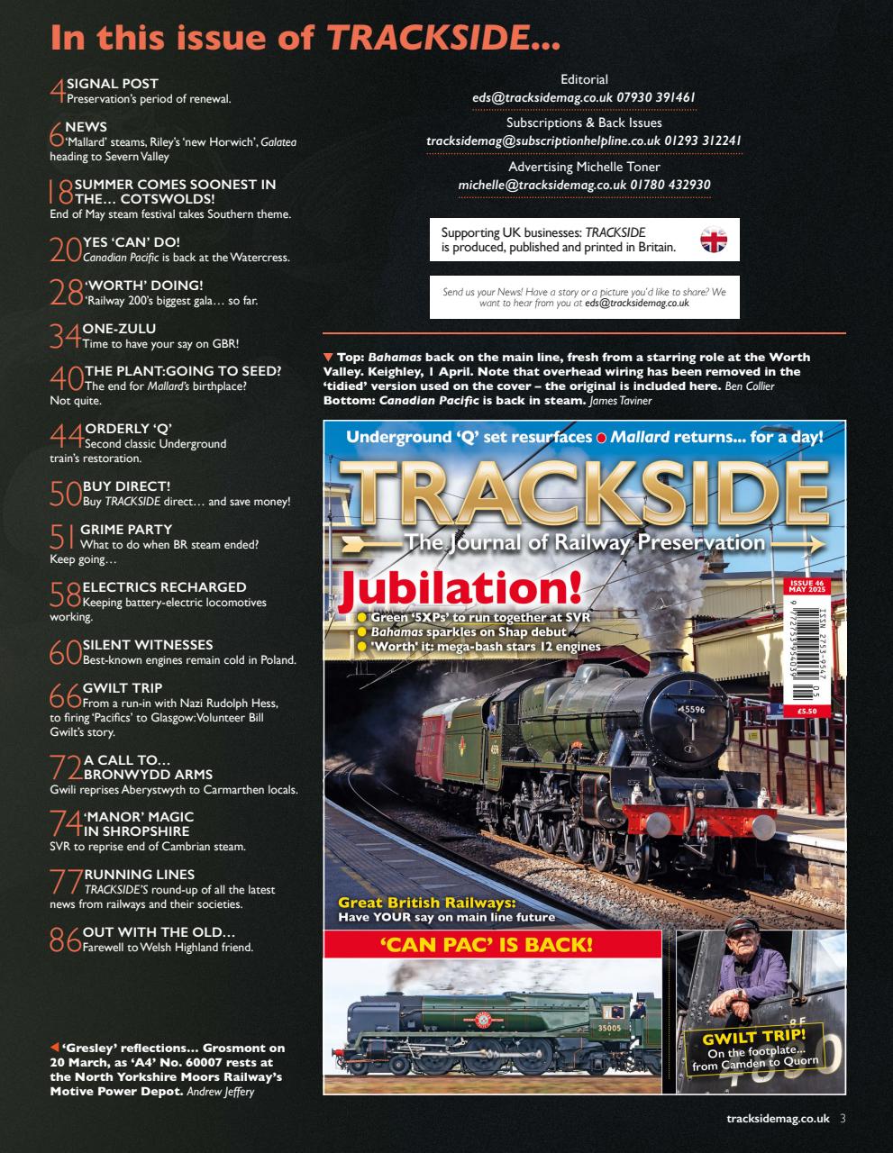 Trackside Preview Pages