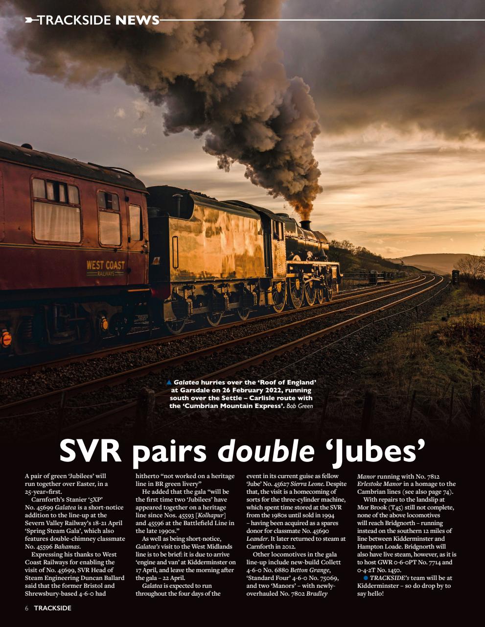 Trackside Preview Pages