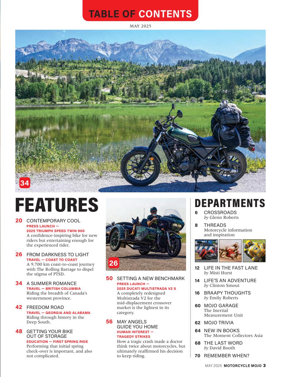 Motorcycle Mojo Preview Pages
