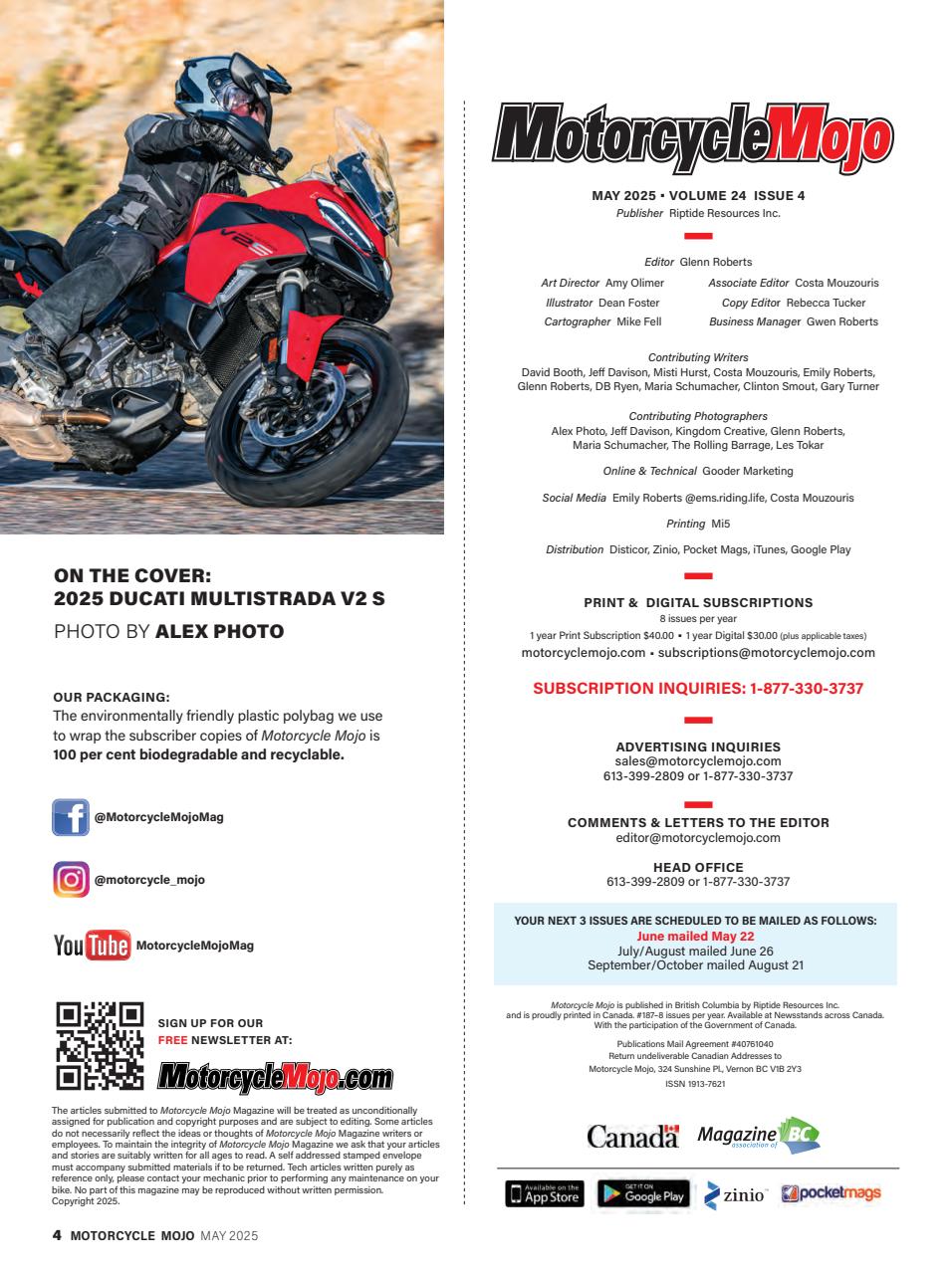 Motorcycle Mojo Preview Pages