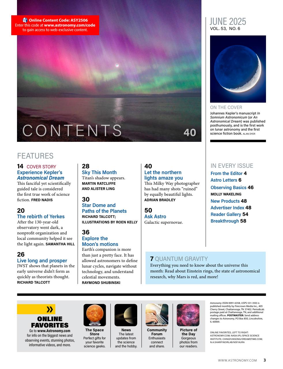 Astronomy Preview Pages