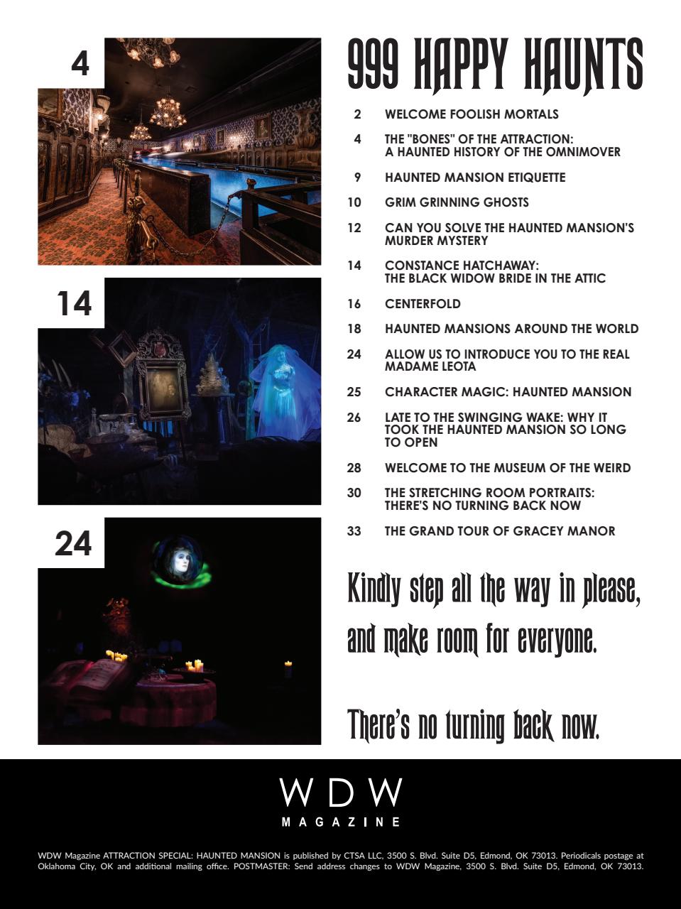 WDW Magazine Preview Pages
