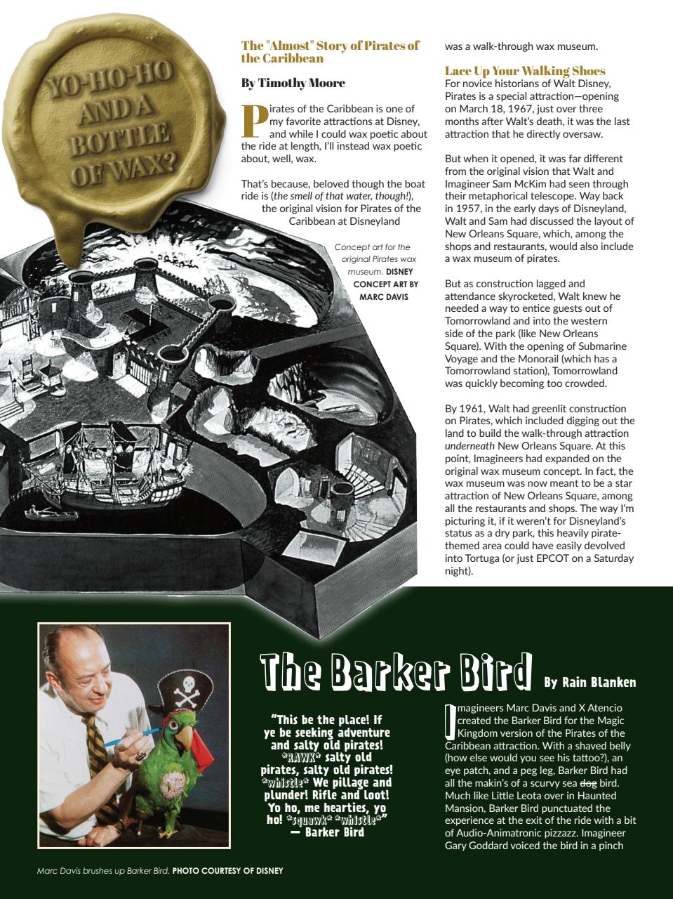 WDW Magazine Preview Pages