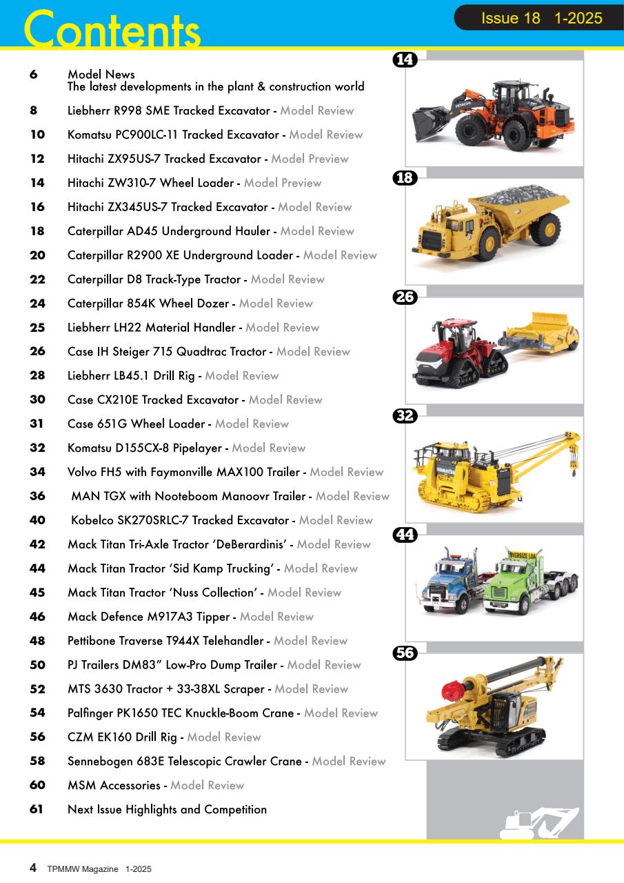 Truck, Plant & Machinery Model World Preview Pages