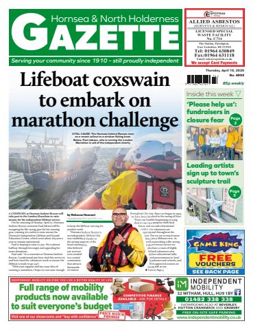 Hornsea Gazette April 10, 2025 issue Hornsea Gazette April 10, 2025