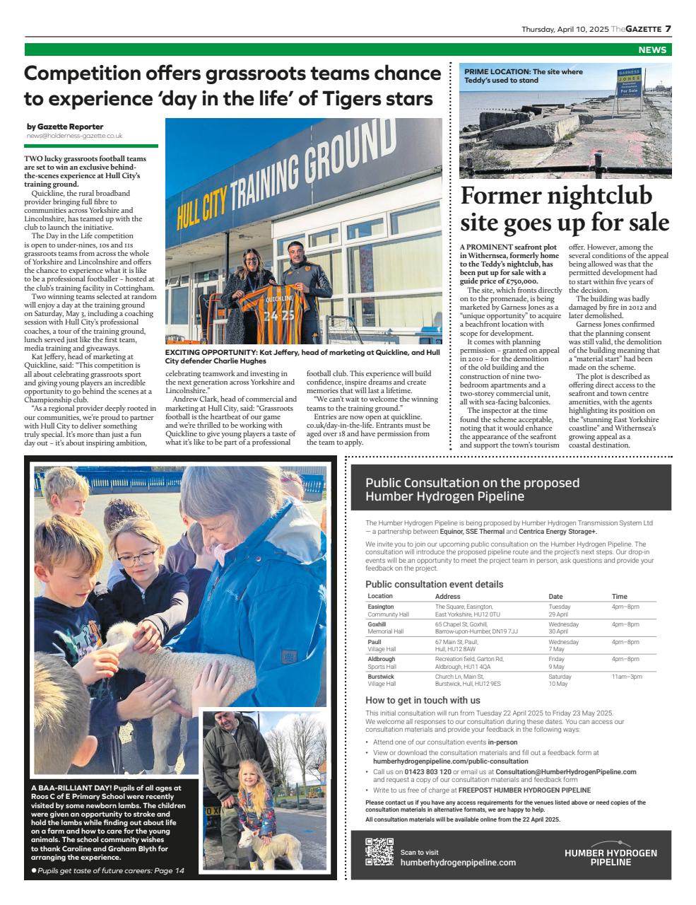 The Holderness & Hornsea Gazette Preview Pages