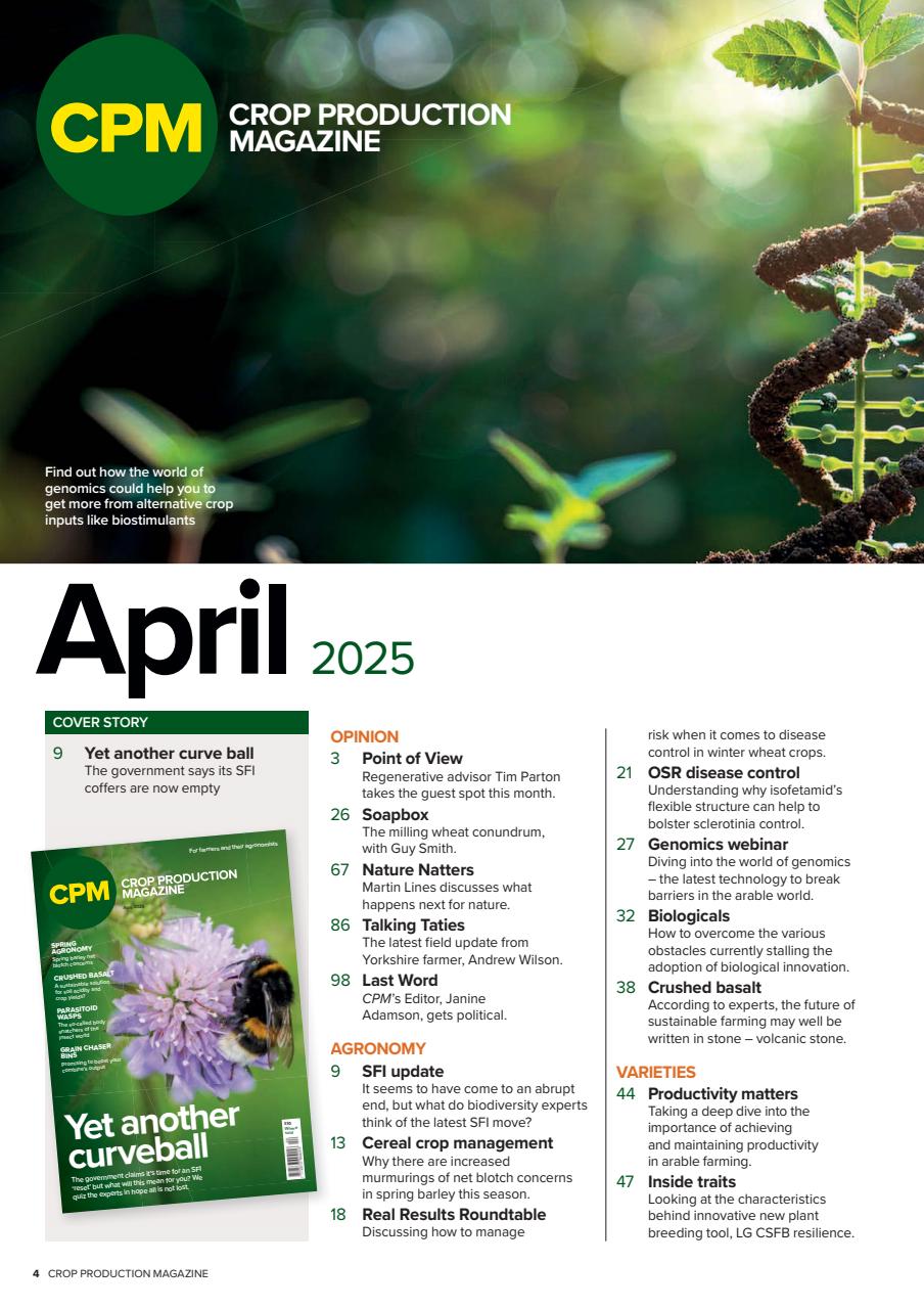 Crop Production Magazine Preview Pages