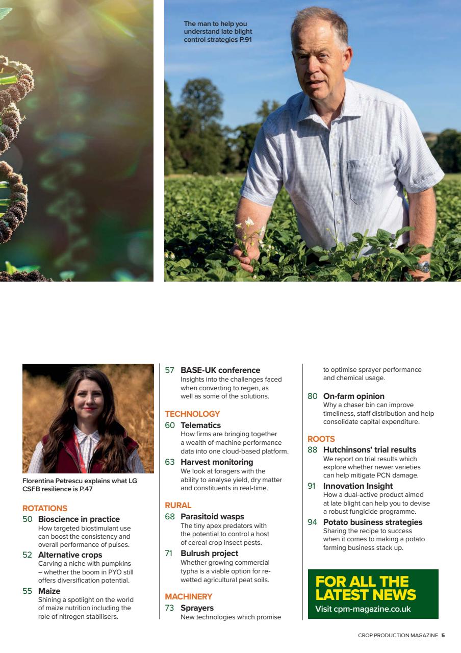 Crop Production Magazine Preview Pages