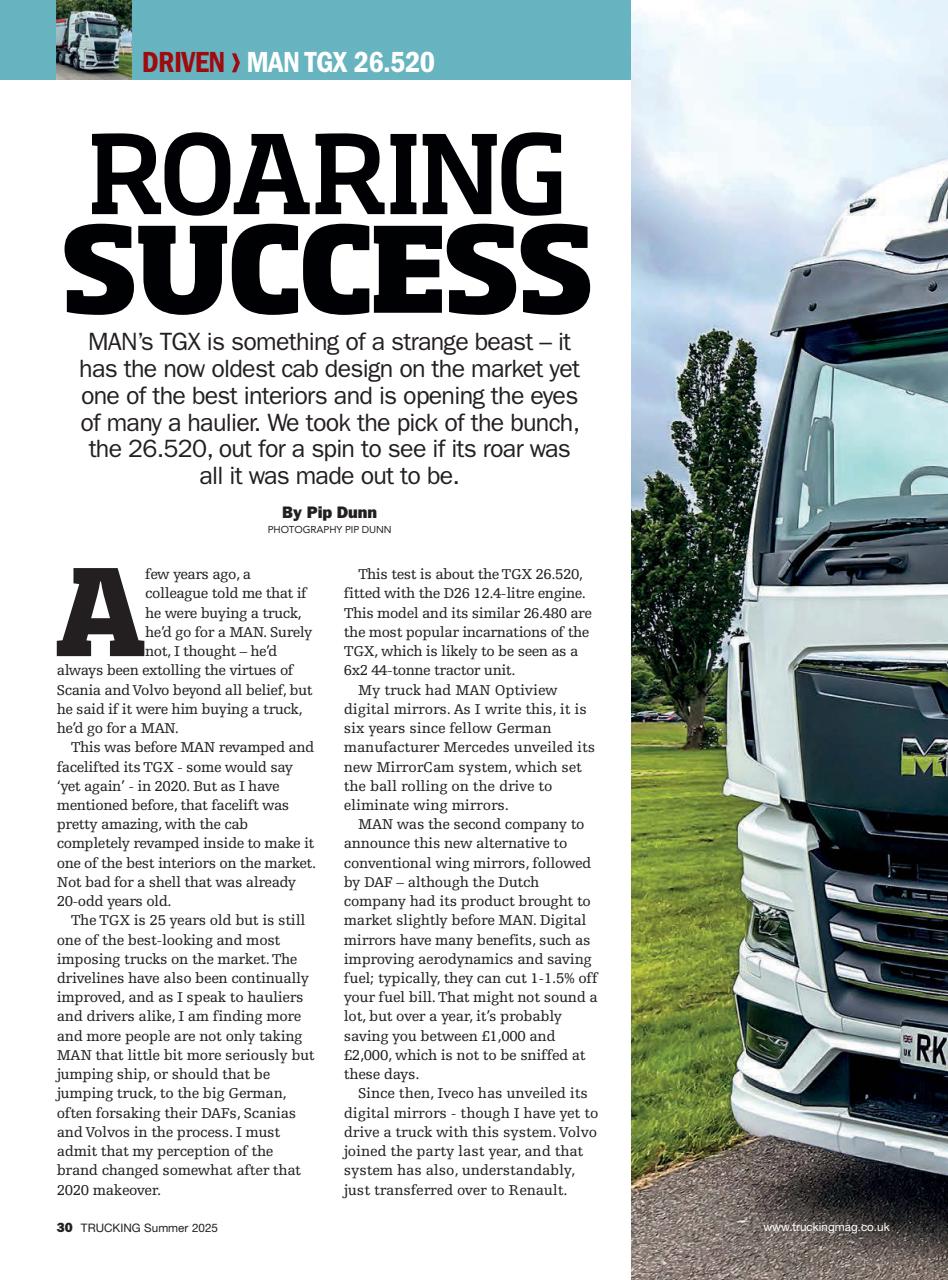 Trucking Magazine Preview Pages