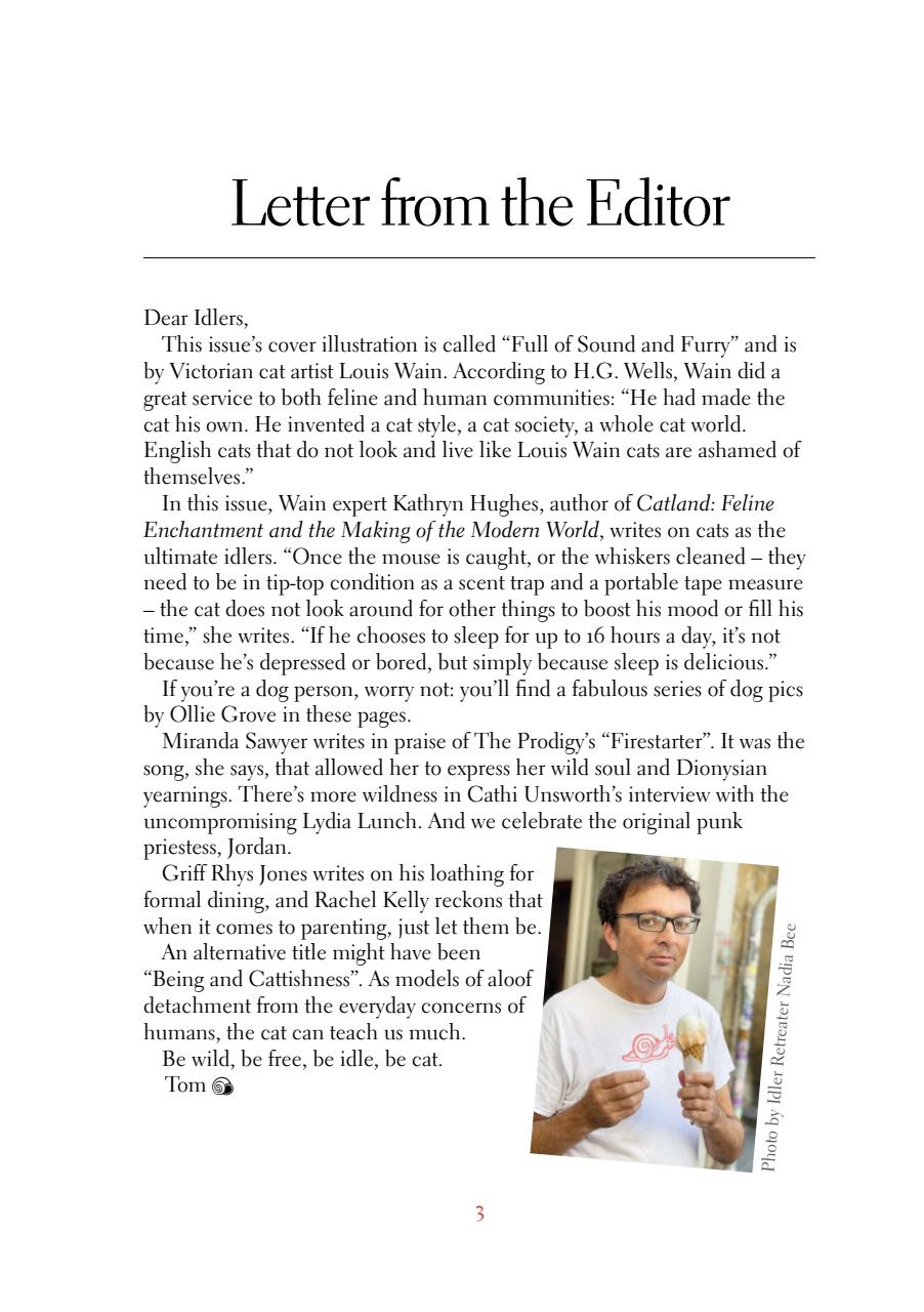 The Idler Magazine Preview Pages