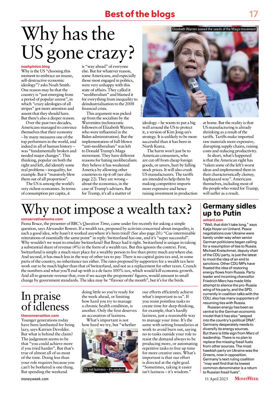 MoneyWeek Preview Pages