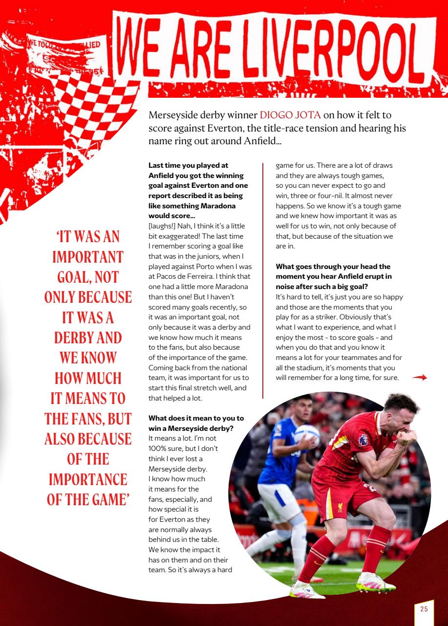 Liverpool FC Programmes Preview Pages