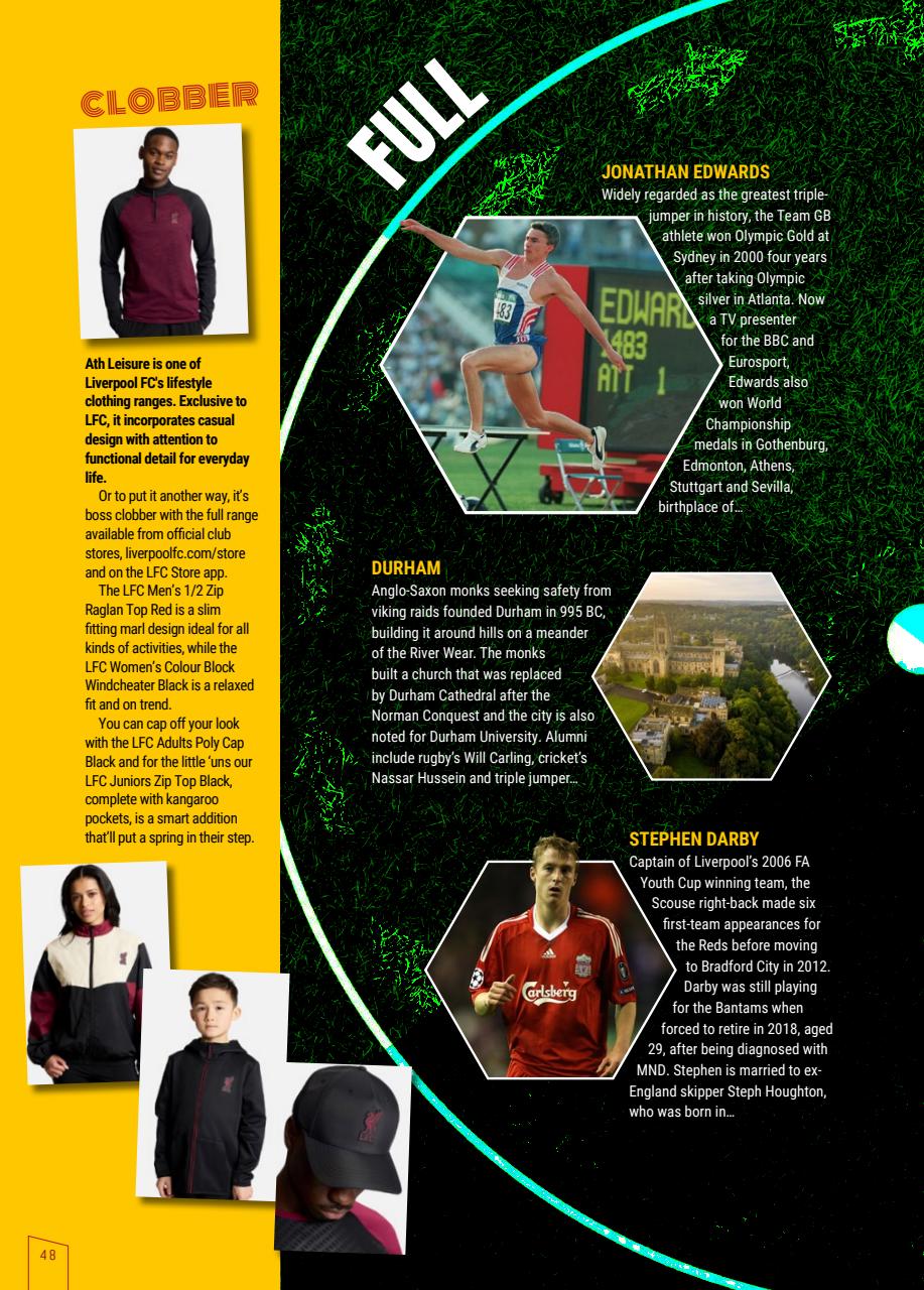 Liverpool FC Programmes Preview Pages