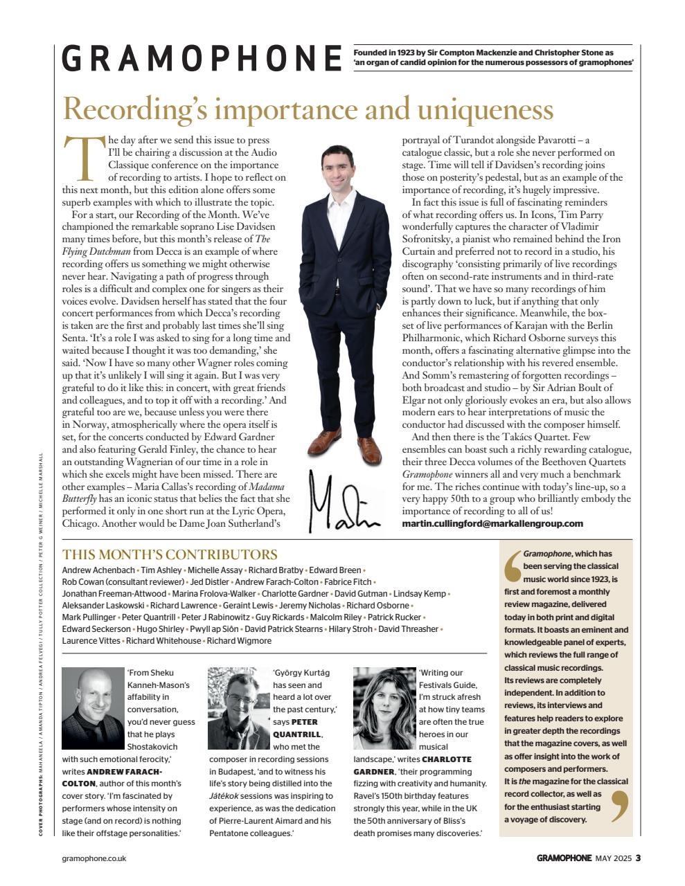 Gramophone Preview Pages