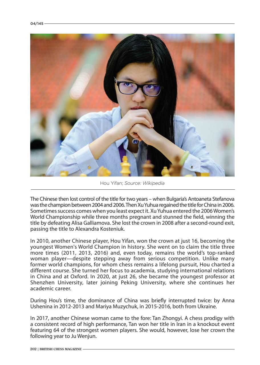 British Chess Magazine Preview Pages