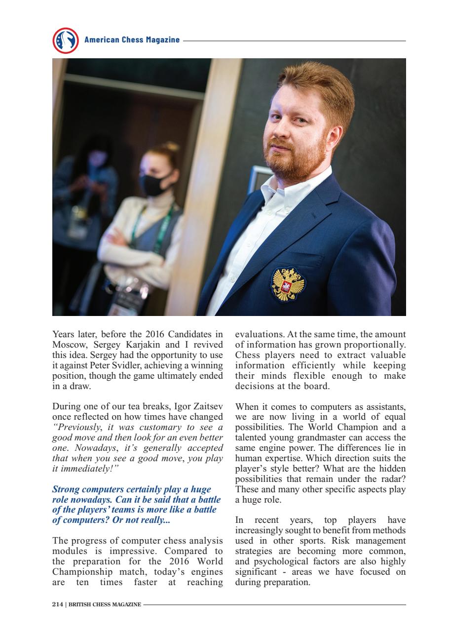 British Chess Magazine Preview Pages