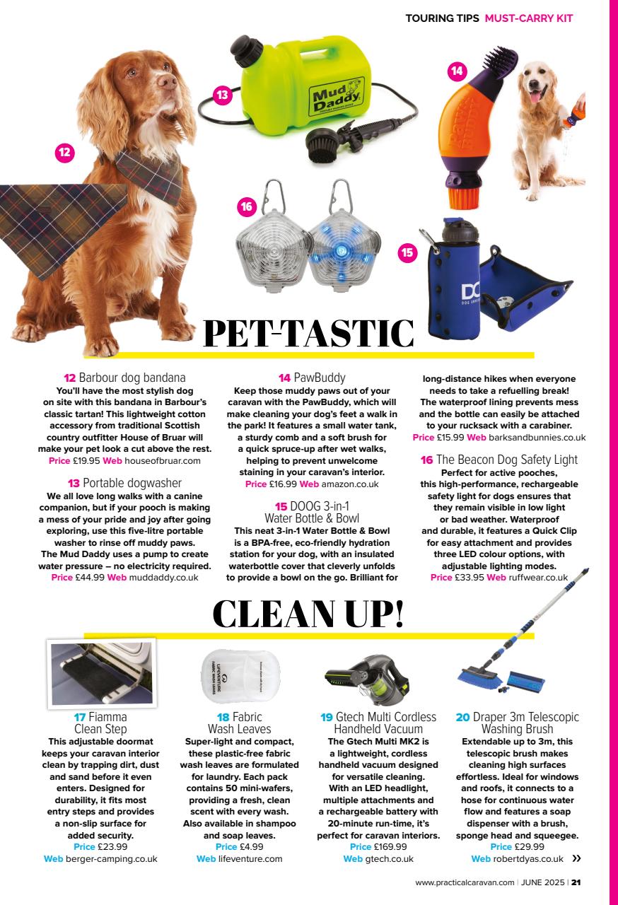 Practical Caravan Preview Pages